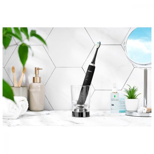 Щітка зубна електр. Ardesto, ETB-212CB, 40т. колив/хв, насадок-4, футляр, IPX7, чорний