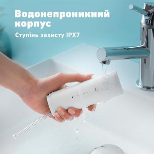 Іригатор Panasonic портативний, чаша 165 мл, 1хАА в компл., білий