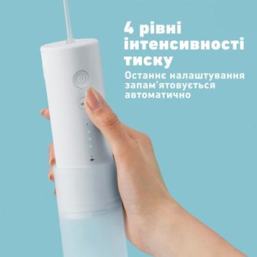 Іригатор Panasonic портативний, чаша 165 мл, 1хАА в компл., білий