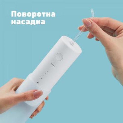 Іригатор Panasonic портативний, чаша 165 мл, 1хАА в компл., білий