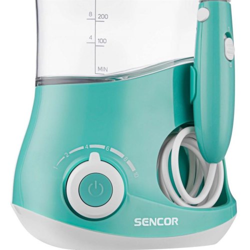 Іригатор Sencor стаціонарний, чаша 600 мл, від мережі , 4 насадки, зелений