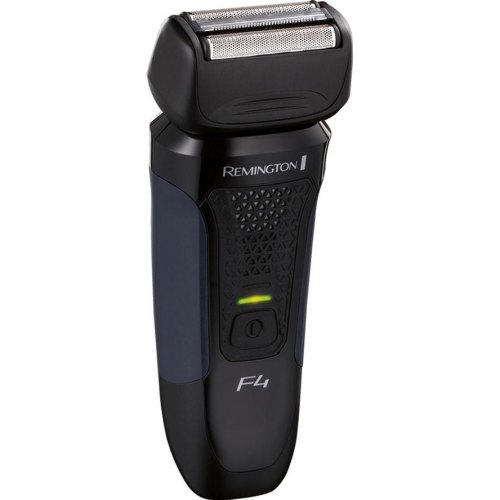 Бритва електрична Remington F4 Style Series, 3 головки для бриття, сухе/вологе гоління, тример, чорний/синій
