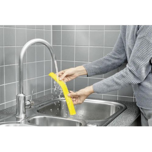 Пилосос Karcher віконний WV 4-4 Plus, вода -0.15л, автон. робота до 120хв, вага-0.76кг, дісплей, вібропад, білий