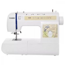 Швейна машина LEADER LAVENDER ,електромех., 70Вт, 22 шв.оп., петля напівавтомат, білий + синій