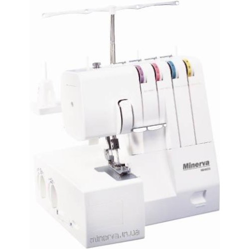 Оверлок MINERVA  M840DS, 105Вт, 8 оп., (4, 3-х ниткові шви), білий