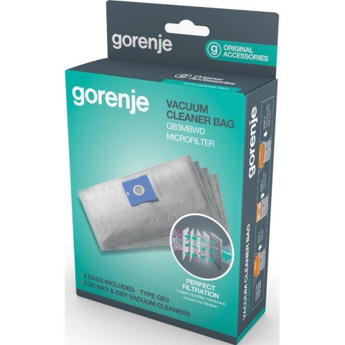 Універсальні мішки Gorenje GB3 мікрофібра 4 шт 730636