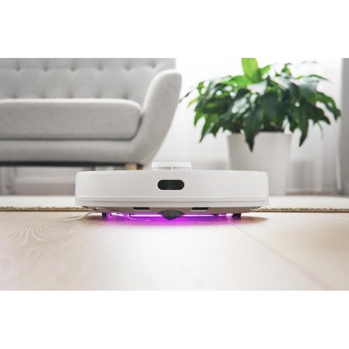 Робот-пилосос Sencor, 400Вт, h=9.8см, вологе прибирання, конт пил -0.45л, вода -0.24л, автон. робота до 120хв, вага-2,5кг, НЕРА, білий