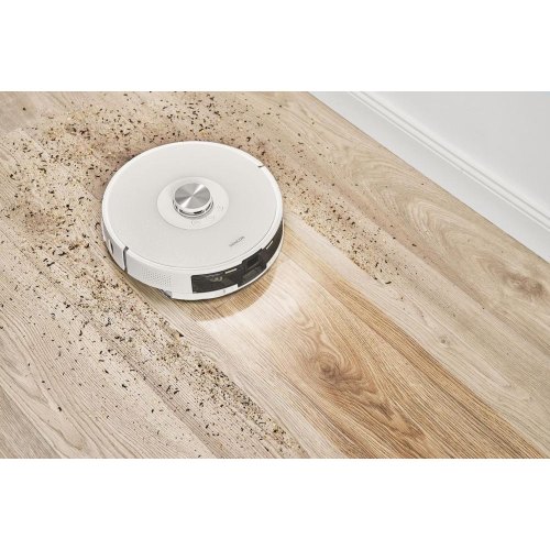 Робот-пилосос Sencor, 400Вт, h=9.8см, вологе прибирання, конт пил -0.45л, вода -0.24л, автон. робота до 120хв, вага-2,5кг, НЕРА, білий