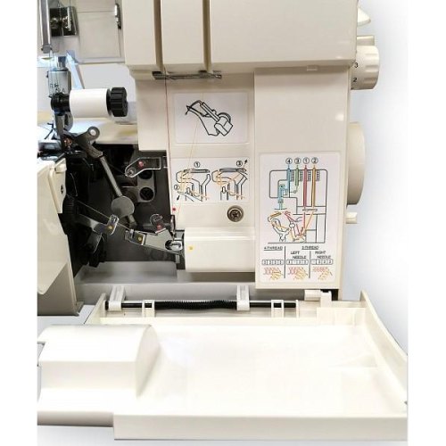 Оверлок LEADER VS325D, 100Вт, 10 оп., (4, 3, 2-х ниткові шви), білий