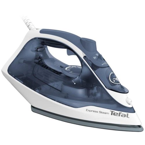 Праска Tefal Express Steam, 2400Вт, 270мл, паровий удар -165гр, постійна пара - 35гр, керам. підошва, біло-синій