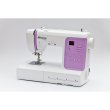 Швейна машина МINERVA DecorMaster , комп'ютерна, 70Вт, 80 шв.оп., петля автомат, білий +фіолетовий