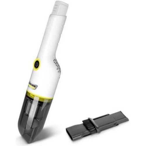 Пилосос Karcher автомобільний CVH 2-4 , 70Вт, конт пил -0.15л, автон. робота до 10хв, вага-0.6кг, НЕРА, турборежим, білий