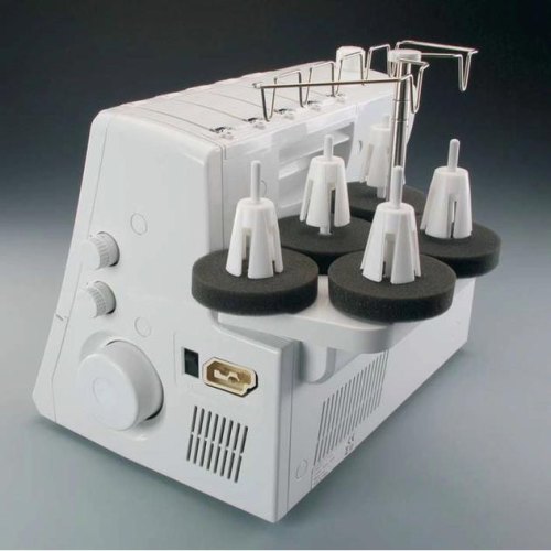 Коверлок MINERVA  M4000CL, 120Вт, 20 оп., (5, 4, 3, 2-х ниткові шви), білий