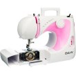 Швейна машина iSEW A15 , електромех., 85 Вт, 15 шв.оп., петля напівавтомат, біло-рожевий