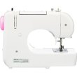 Швейна машина iSEW A15 , електромех., 85 Вт, 15 шв.оп., петля напівавтомат, біло-рожевий