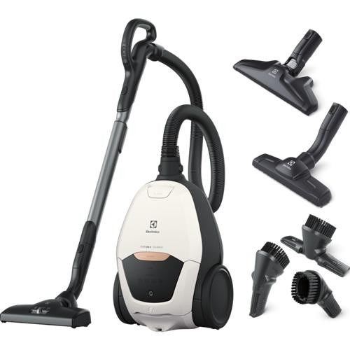 Пилосос Electrolux мішковий, 600Вт, 3.5л, Allergy Plus, SmartMode, s-bag, 4 насадки, білий