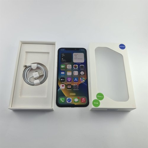 Смартфон Apple iPhone X 64 GB Silver USED **