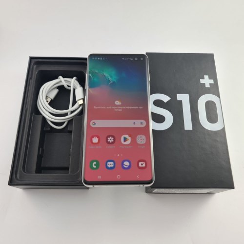 Смартфон Samsung Galaxy S10+ 128 GB Ceramic White USED **