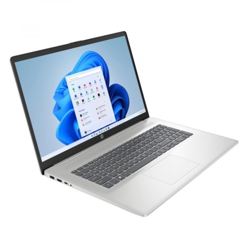 Ноутбук HP 17-cn3020ua 17.3 FHD IPS AG,Intel i3-N305, 8GB, F512GB, UMA, DOS, сріблястий
