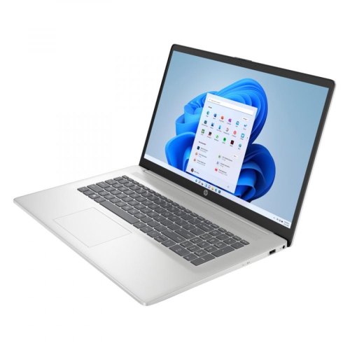 Ноутбук HP 17-cn3020ua 17.3 FHD IPS AG,Intel i3-N305, 8GB, F512GB, UMA, DOS, сріблястий