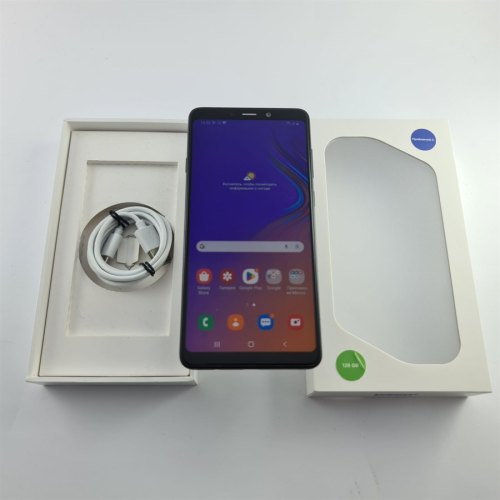 Смартфон Samsung Galaxy A9 2018 128 GB Black USED **