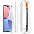 Захисне скло Spigen для iPhone 15 Pro, EZ FIT tR (2 Pack), Clear