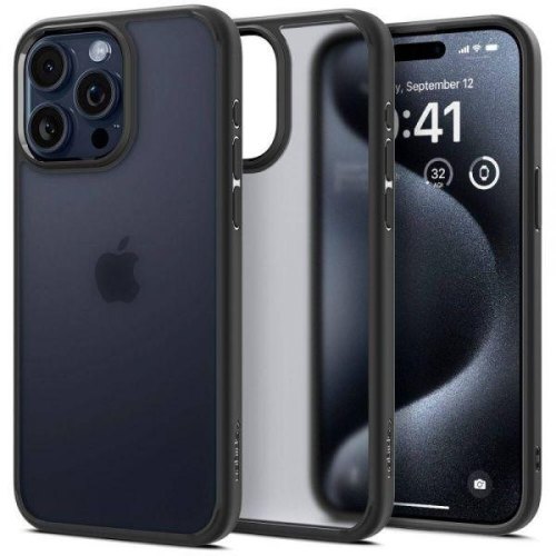 Чохол Spigen для iPhone 15 Pro Max, Ultra Hybrid, Frost Black