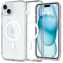 Чохол Spigen для iPhone 15 Plus, Ultra Hybrid MagFit, White