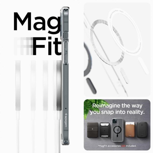 Чохол Spigen для iPhone 15 Plus, Ultra Hybrid MagFit, Graphite