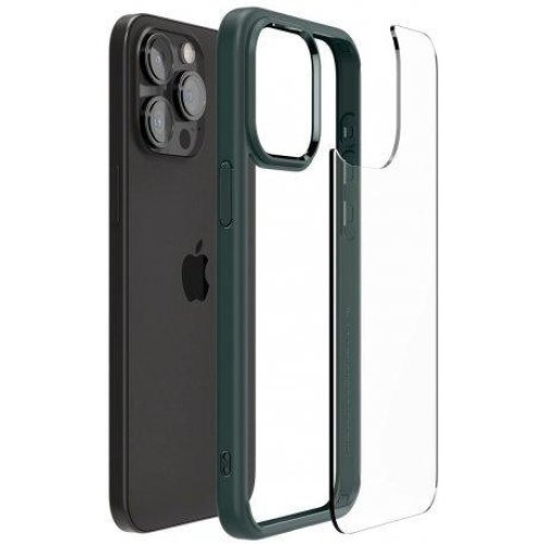 Чохол Spigen для iPhone 15 Pro Max, Ultra Hybrid, Abyss Green