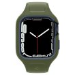 Чохол та ремінець 2в1 Spigen для Apple Watch 45mm, Liquid Air Pro, Moss Green