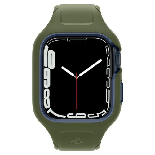 Чохол та ремінець 2в1 Spigen для Apple Watch 45mm, Liquid Air Pro, Moss Green