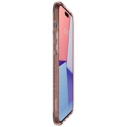 Чохол Spigen для iPhone 15 Plus, Liquid Crystal Glitter, Rose Quartz