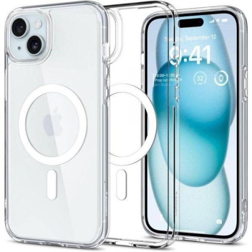 Чохол Spigen для iPhone 15, Ultra Hybrid MagFit, White