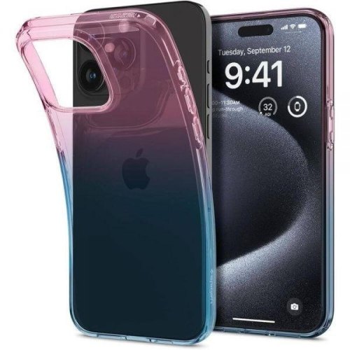 Чохол Spigen для iPhone 15 Pro, Liquid Crystal, Gradation Pink