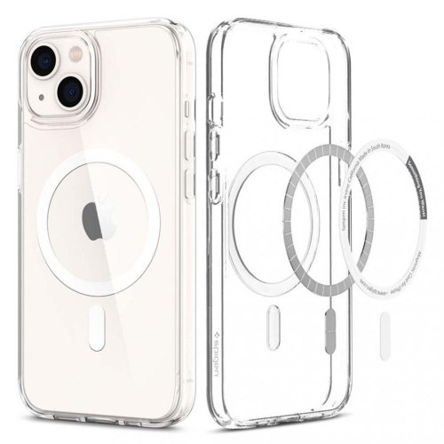 Чохол Spigen для iPhone 13, Ultra Hybrid Mag Safe, White