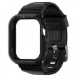 Чохол та ремінець 2в1 Spigen для Apple Watch 45-44mm, Rugged Armor Pro, Black