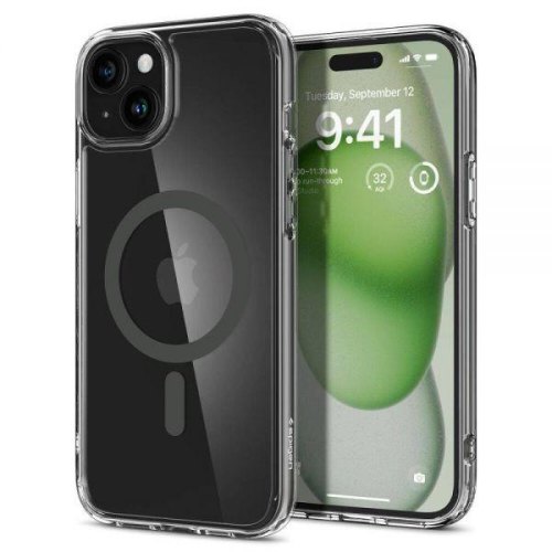 Чохол Spigen для iPhone 15, Ultra Hybrid MagFit, Graphite