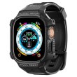 Чохол та ремінець 2в1 Spigen для Apple Watch Ultra 49mm, Rugged Armor Pro, Black