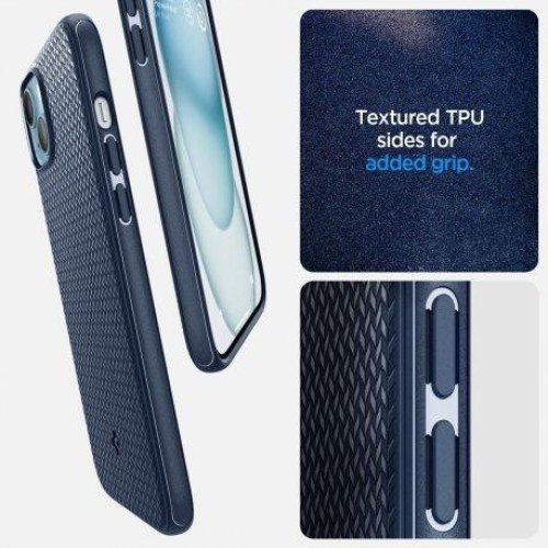 Чохол Spigen для iPhone 15 Plus, Mag Armor MagFit, Navy Blue