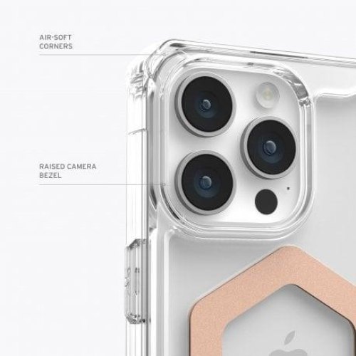 Чохол UAG для iPhone 15 Pro Max, Plyo Magsafe, Ice/Gold