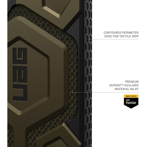 Чохол UAG для Samsung Galaxy S24 Ultra, Monarch, Kevlar Element Green