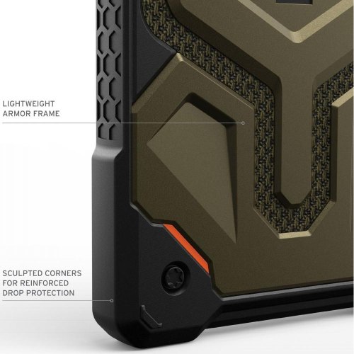 Чохол UAG для Samsung Galaxy S24 Ultra, Monarch, Kevlar Element Green