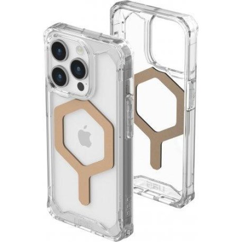 Чохол UAG для iPhone 15 Pro, Plyo Magsafe, Ice/Gold