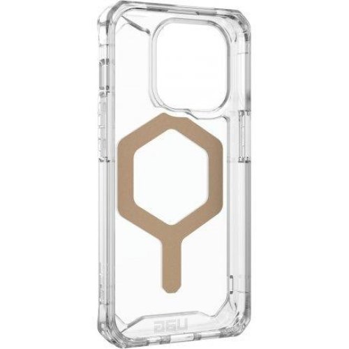 Чохол UAG для iPhone 15 Pro, Plyo Magsafe, Ice/Gold