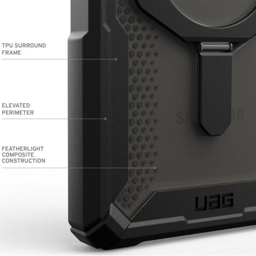 Чохол UAG для Samsung Galaxy S24 Ultra, Plasma XTE, Black/Orange