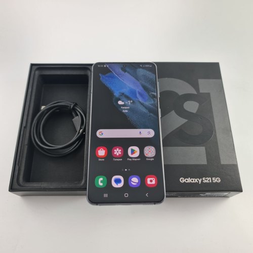 Смартфон Samsung Galaxy S21 128 GB Phantom Grey USED **