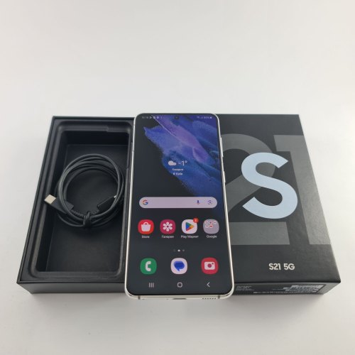 Смартфон Samsung Galaxy S21 128 GB Phantom White USED **