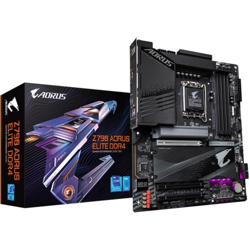 Материнська плата Gigabyte Z790 AORUS ELITE AX DDR4 s1700 xDDR4 4xM.2 HDMI DP ATX