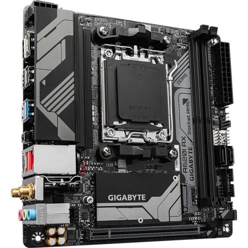 Материнська плата GIGABYTE sAM5 AMD A620 DP/HDMI 1xM.2 2.5G(A620I AX)